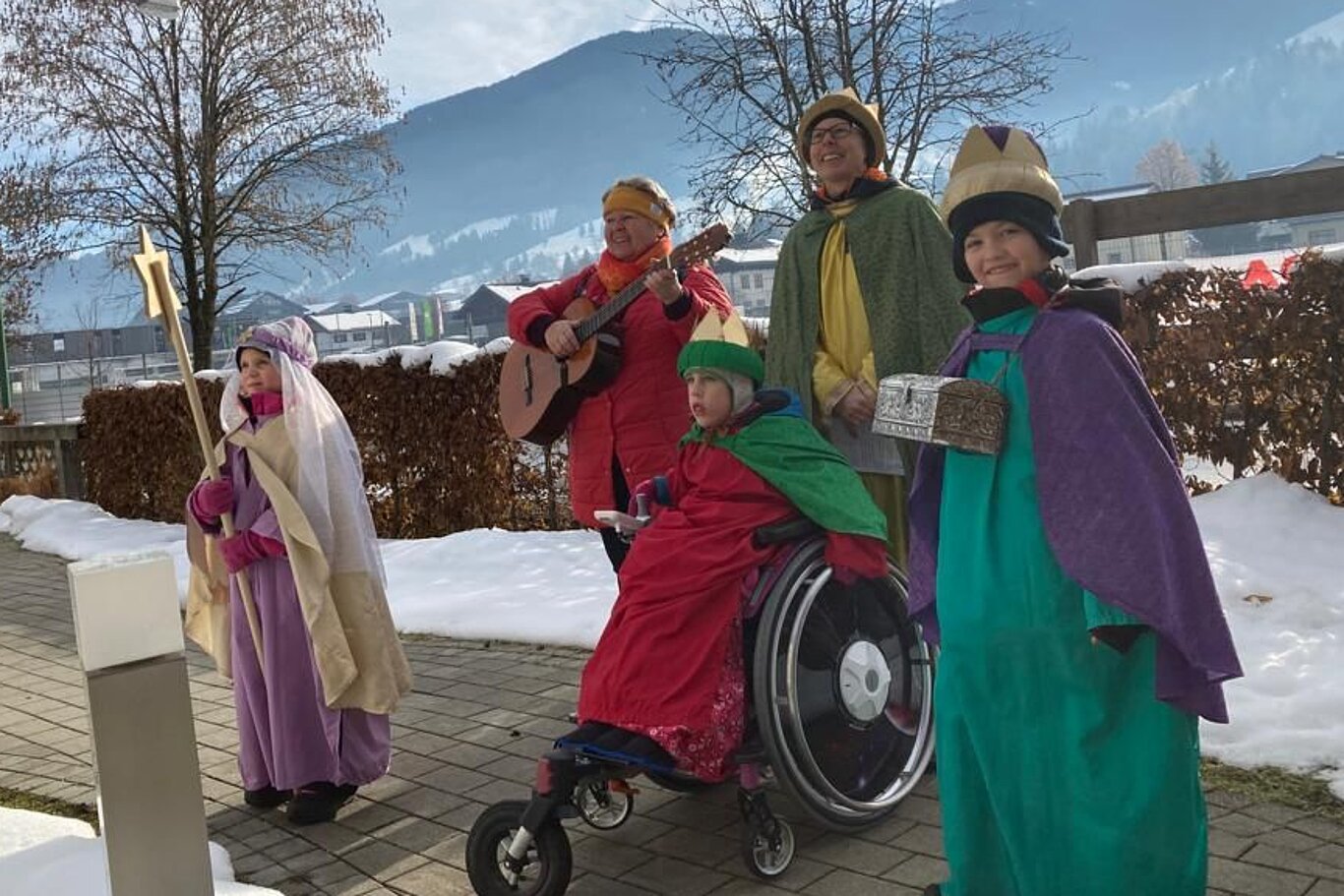 Sternsingergruppe aus Leogang