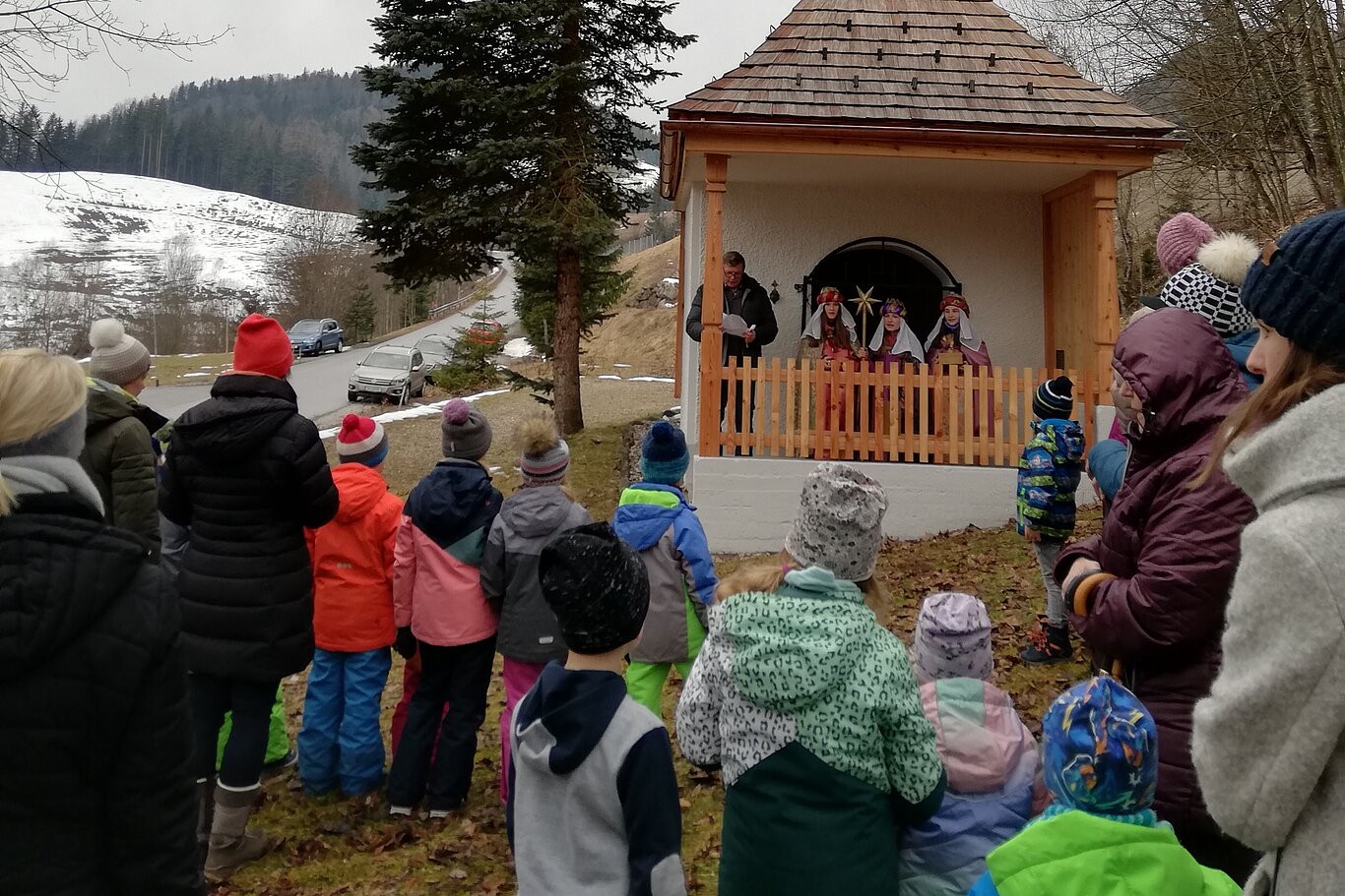 Sternsingergruppe aus Abtenau