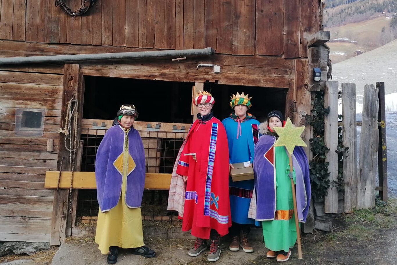 Sternsingergruppe aus Stuhlfelden