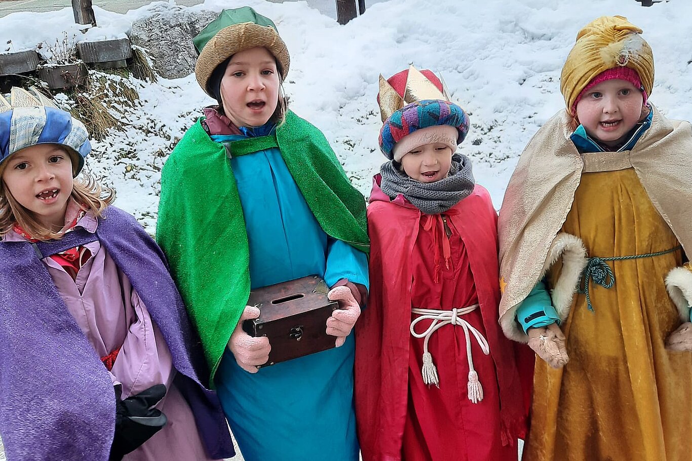 Sternsingergruppe aus Leogang