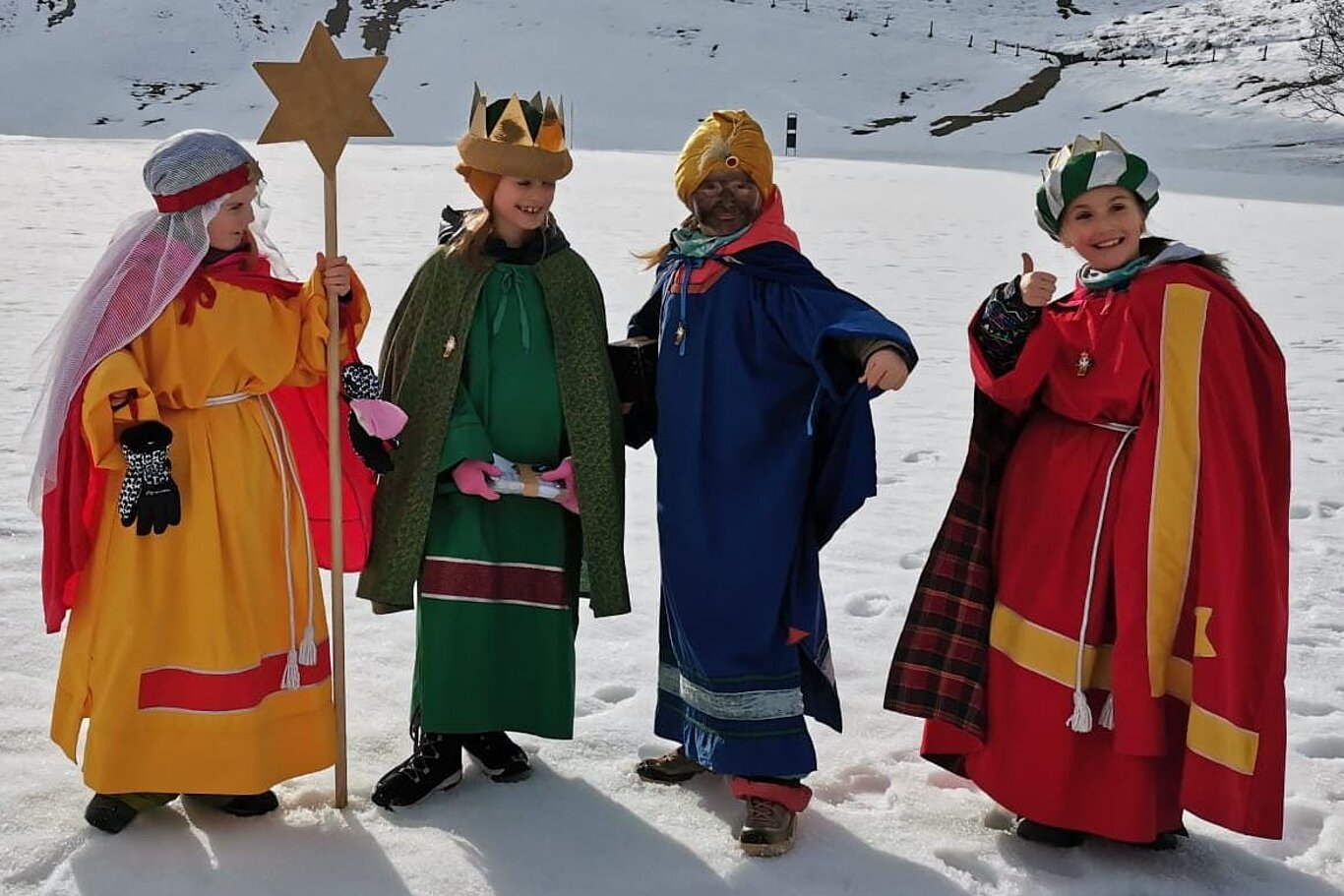 Sternsingergruppe aus Leogang