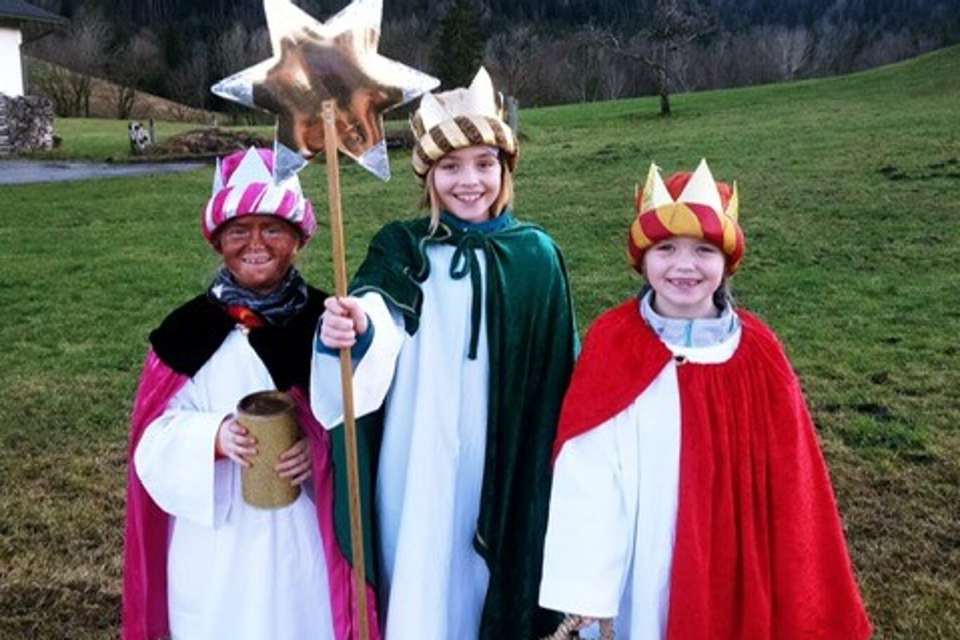 Sternsingergruppe aus Großgmain