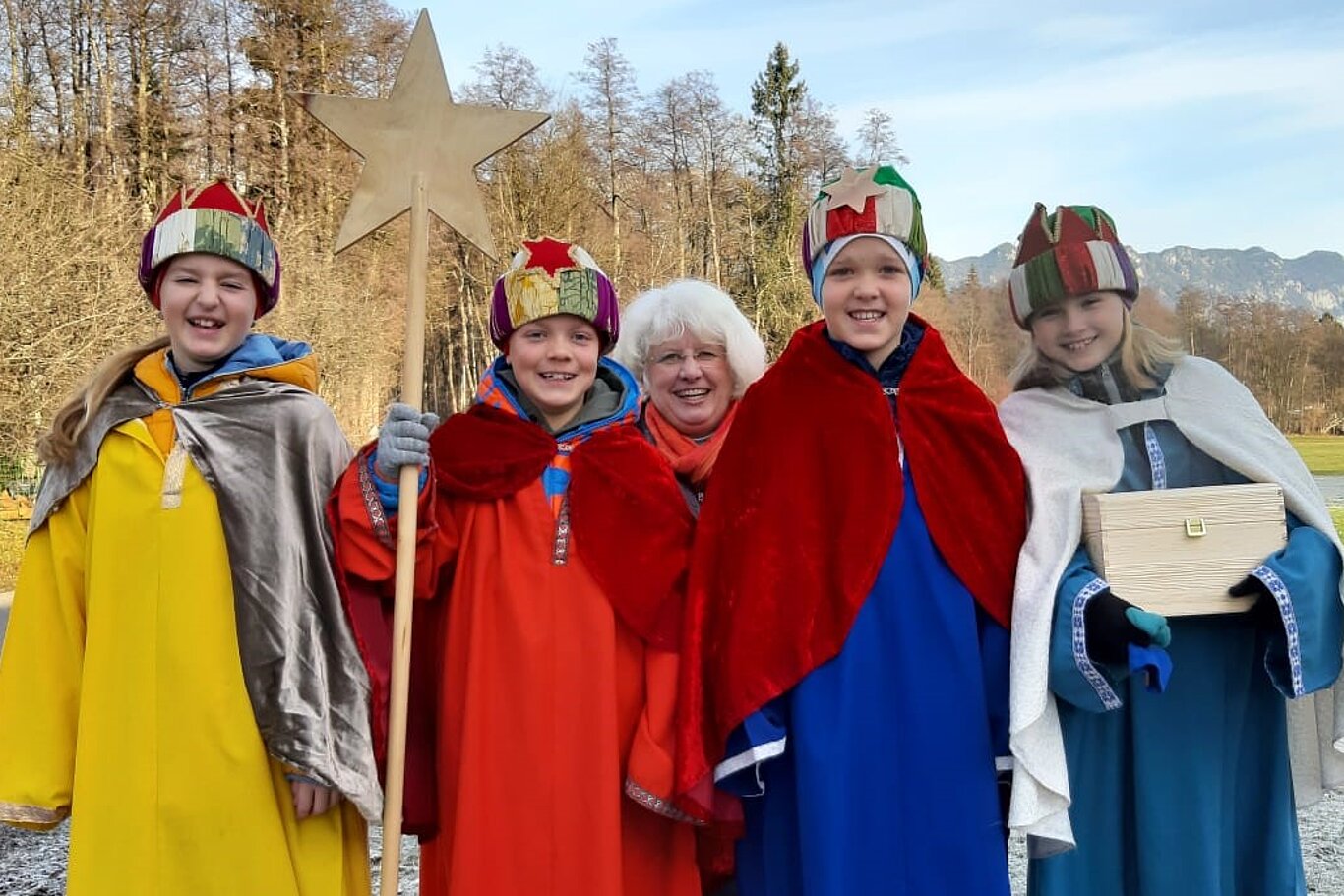 Sternsingergruppe aus Angath