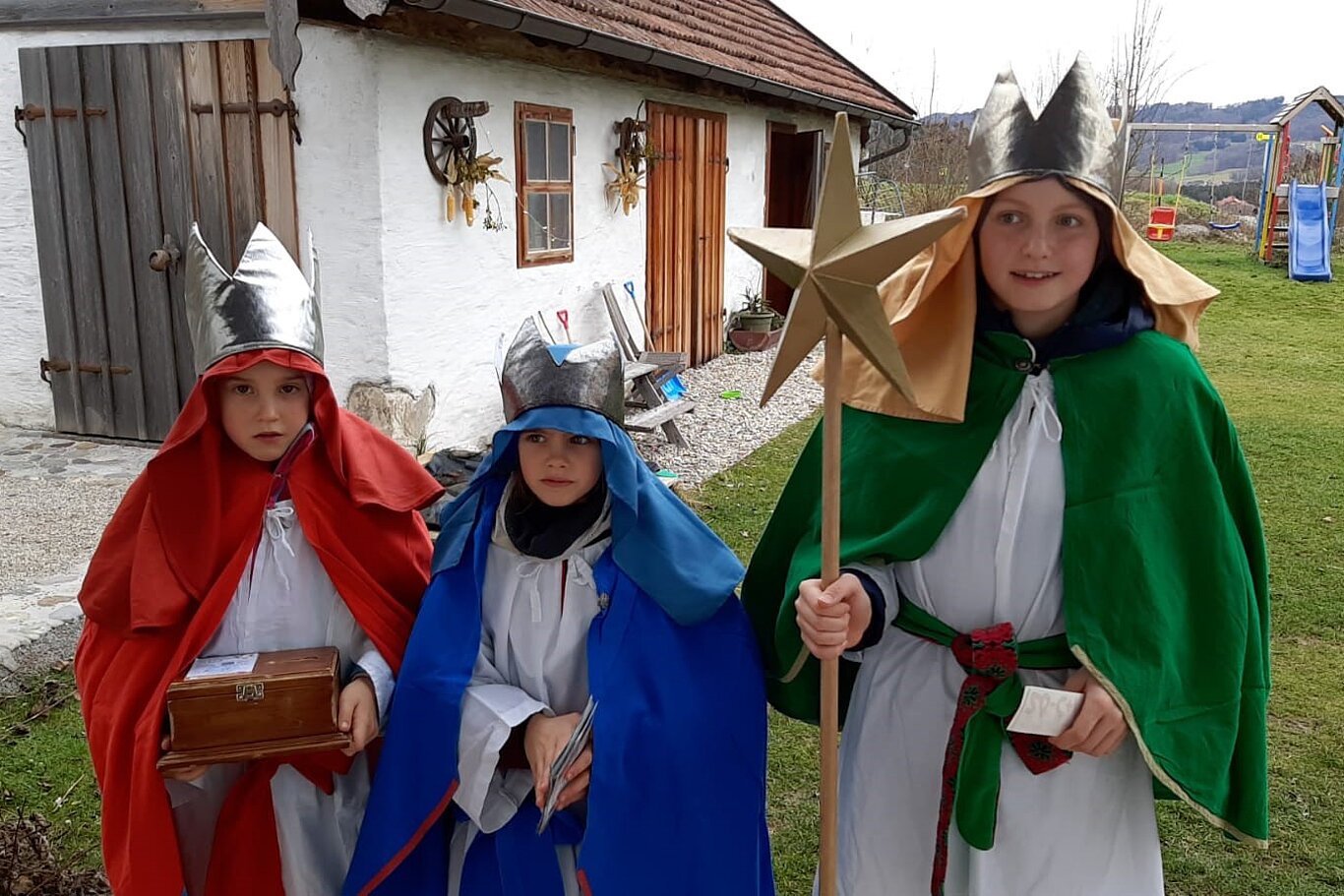 Sternsingergruppe aus Oberndorf bei Salzburg