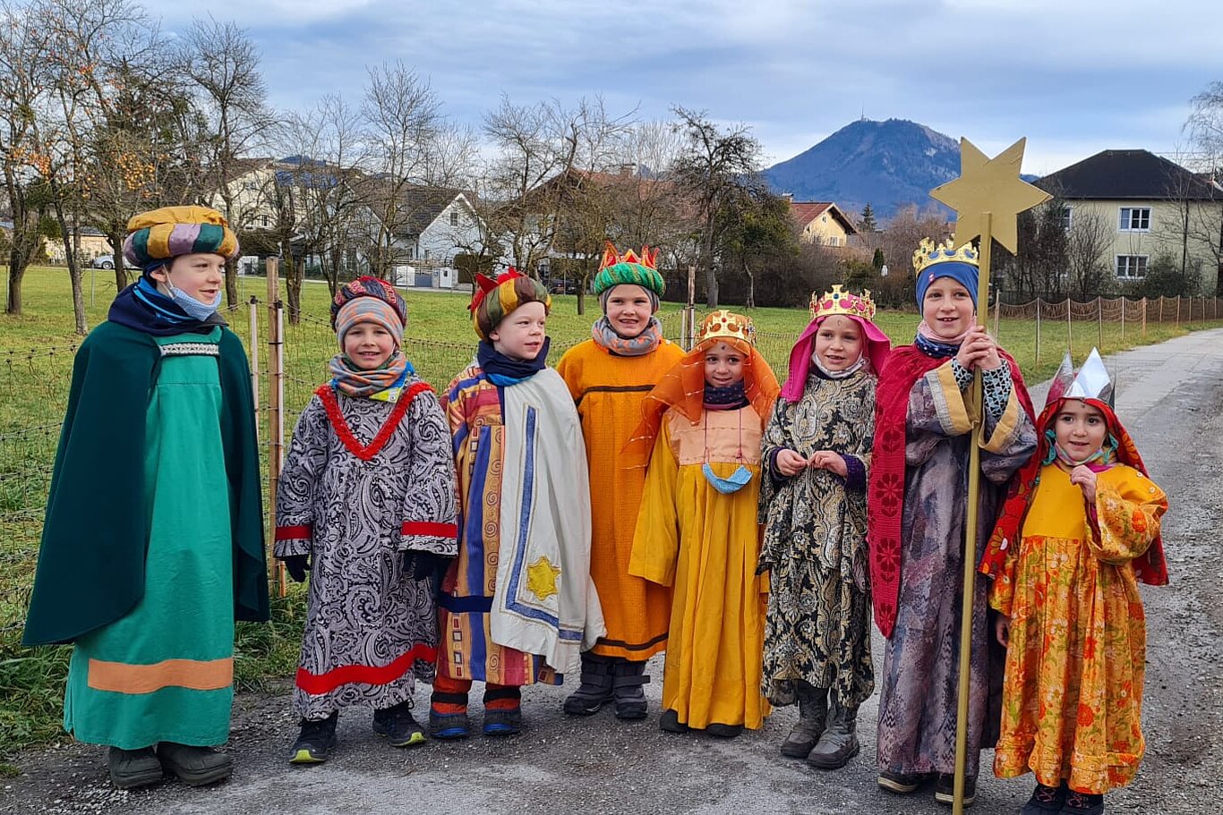 Sternsingergruppe aus Liefering