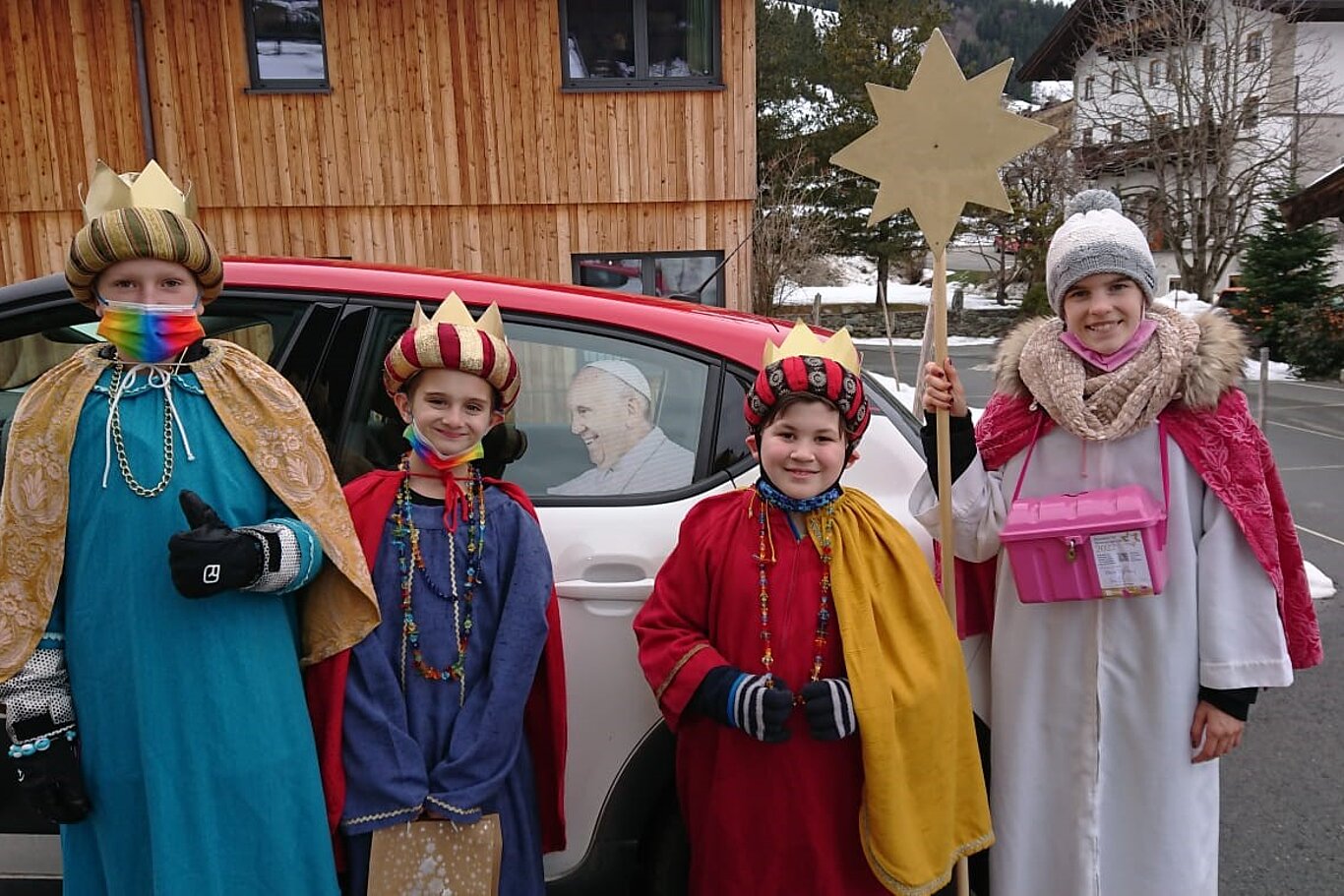 Sternsingergruppe aus Jochberg
