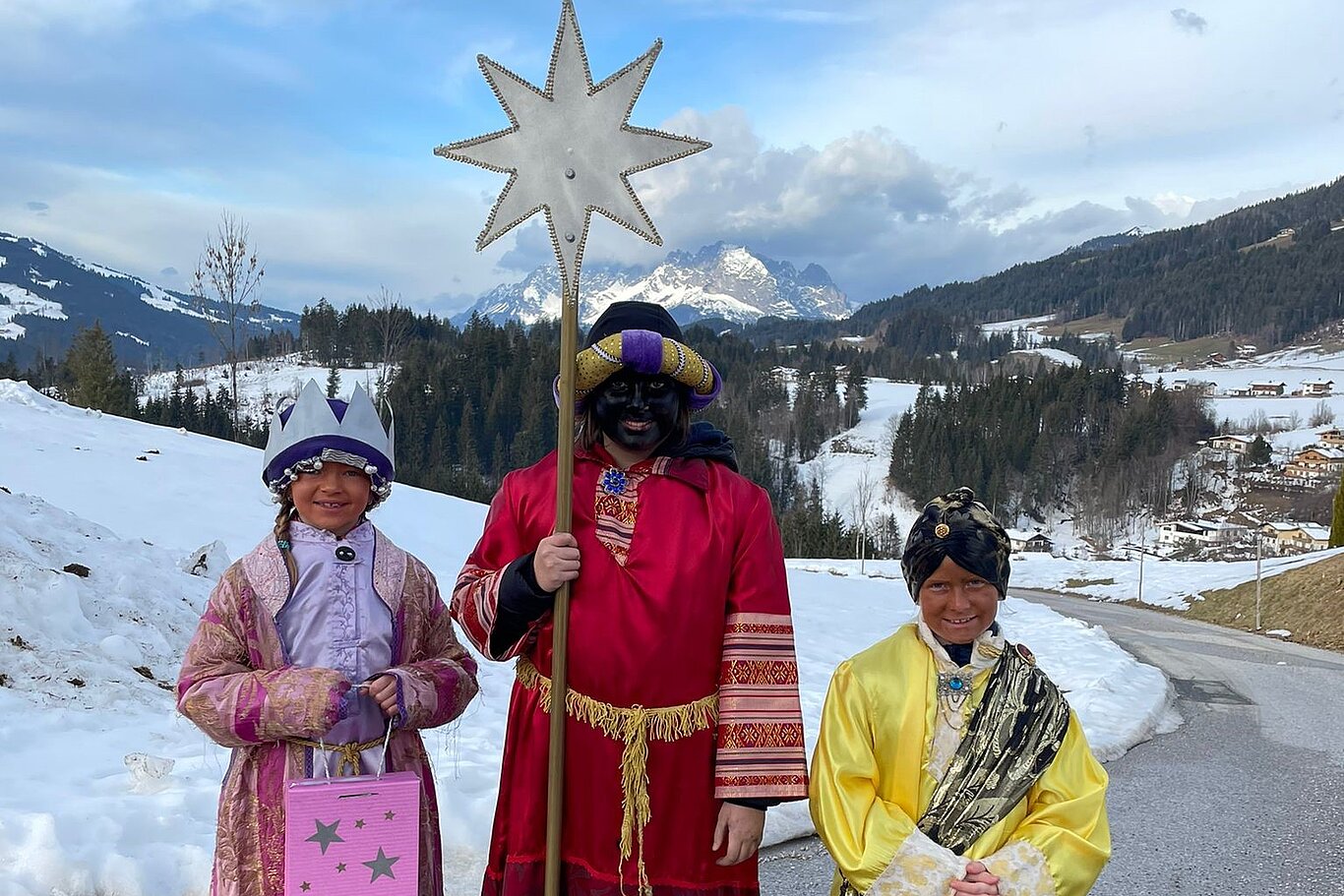 Sternsingergruppe aus St. Jakob in Haus